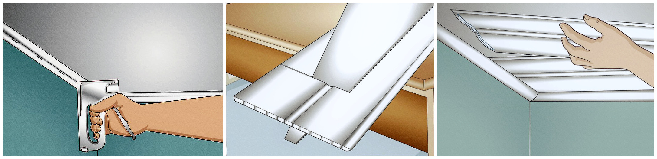 installation of pvc ceiling panel
