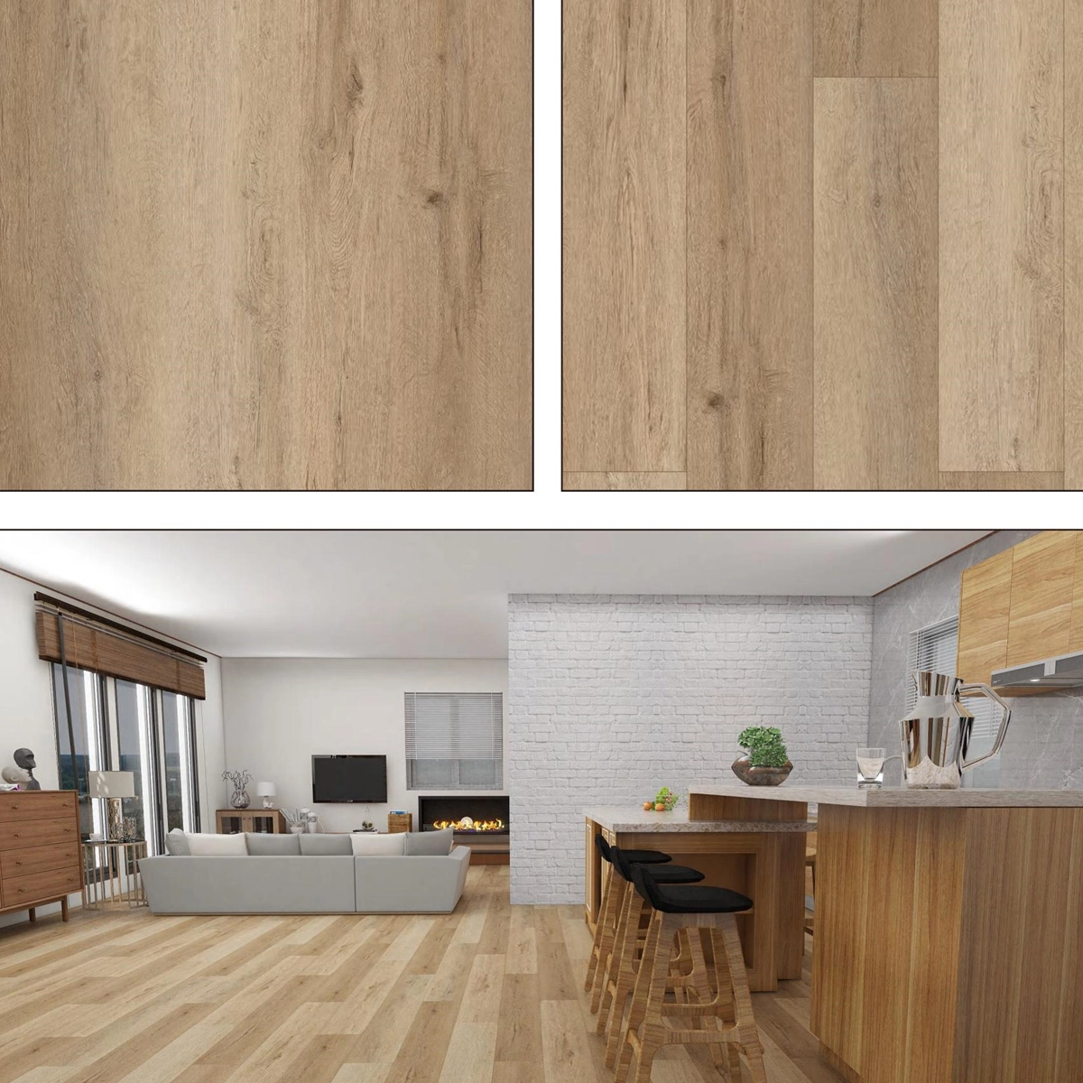 Waterproof 4mm 5mm 6mm Herringbone Rigid Vinyl Plank Floor Spc Flooring tiles 