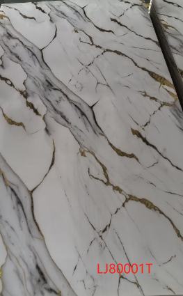The Popular and Cheap Factory PVC Marble Sheet UV Marble Coated for Decoration Wall Panel