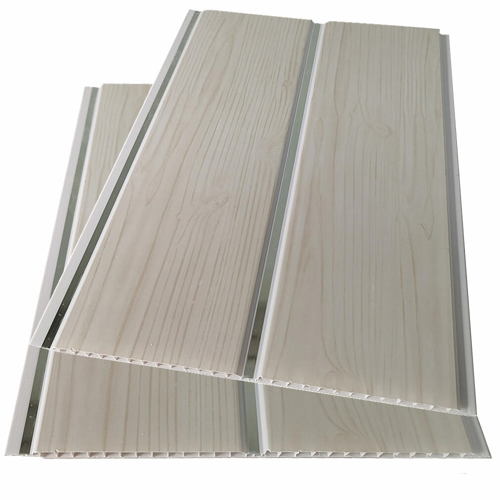 200*7*5950mm Panel de PVC para techo Placa ranurada pvc ceiling tiles 