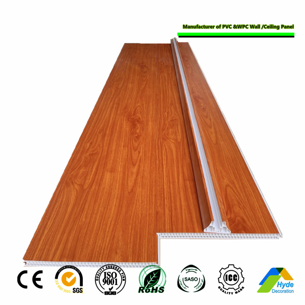 400mm Width Double Sideds Plastic Wallboard PVC Partition Wall Panel 