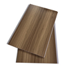 High Qualitywood color 250mm*8mm pvc plastic ceiling decorative panel strip ceiling design