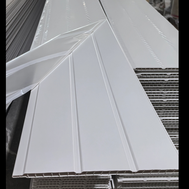 Weatherproof Outdoor Balcony PVC Ceiling - 2-Groove White Panels with Snap-Lock & High Flexibility
