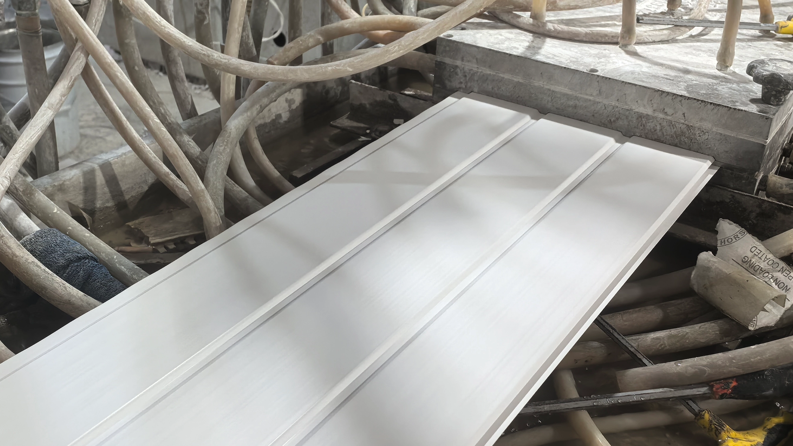 Weatherproof Outdoor Balcony PVC Ceiling - 2-Groove White Panels with Snap-Lock & High Flexibility