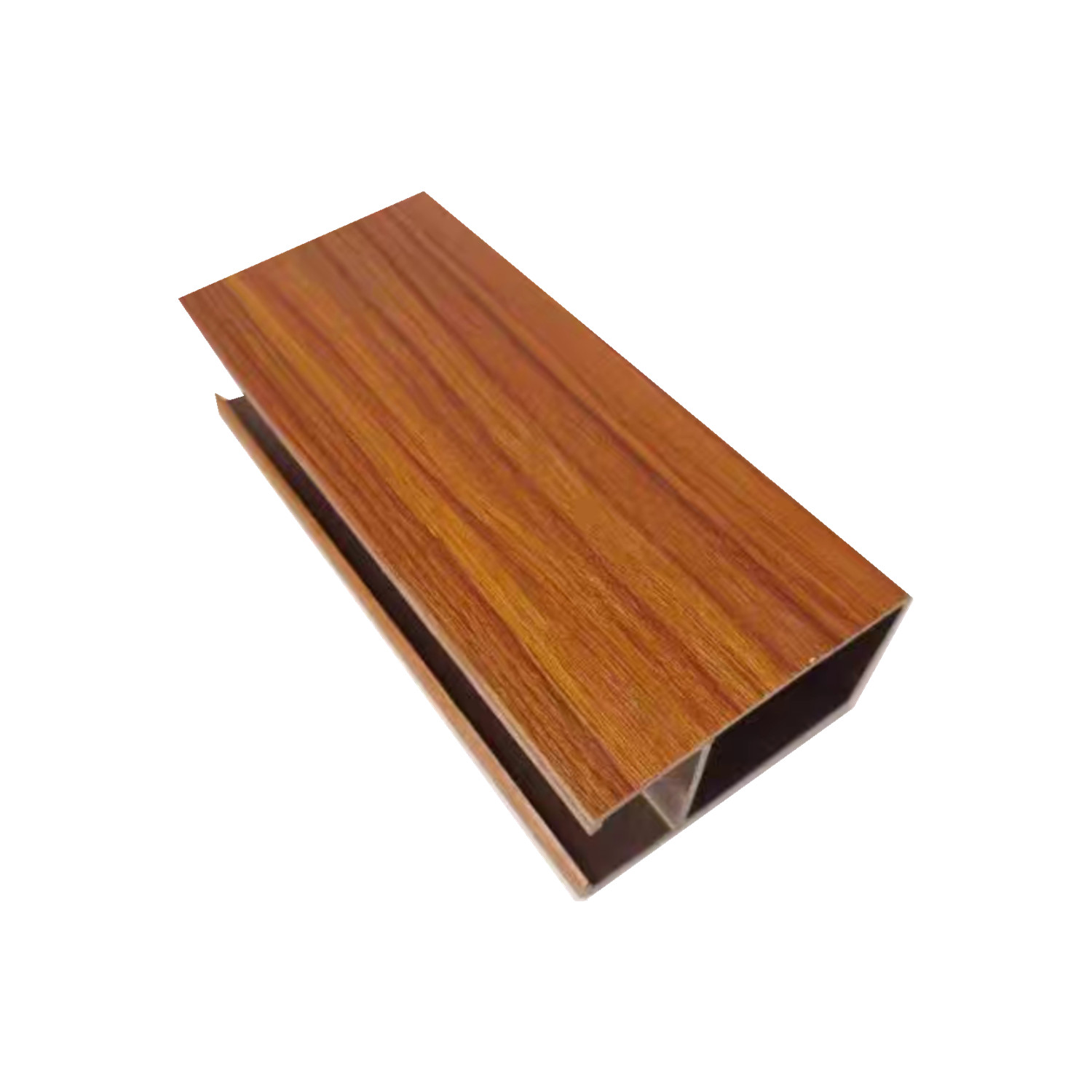 50*90mm drop ceiling WPC Square Tube Column Wooden Partition Wall Ceiling Timber Tube