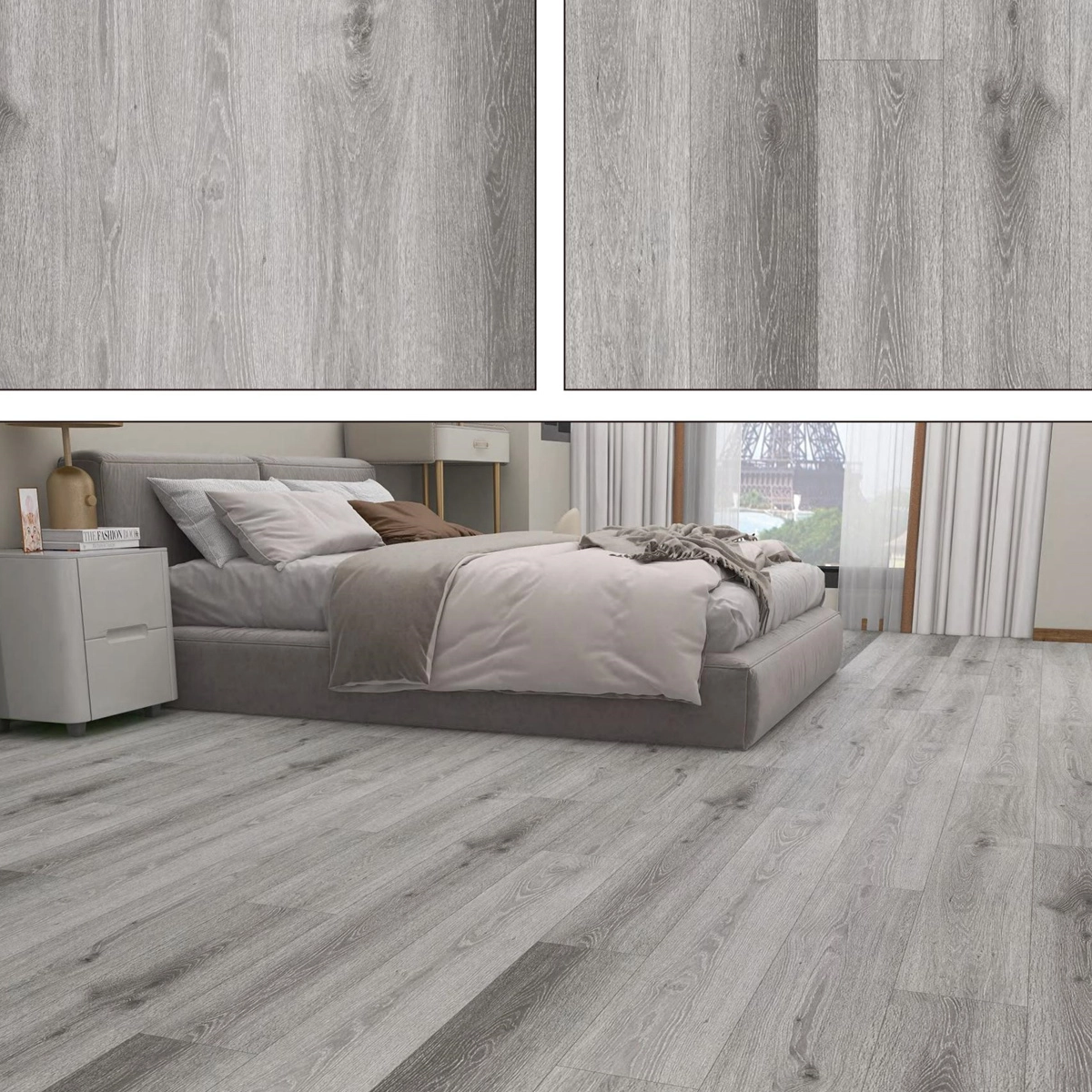 Waterproof 4mm 5mm 6mm Herringbone Rigid Vinyl Plank Floor Spc Flooring tiles 