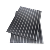 China wholesale 300*9*2900mm PVC fluted panel black color basic 