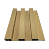 Thickness 25mm 195mm Width easy installation modern design wpc wood slat wall panel china manufacturers