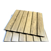 Two Groove 250mm/300mm plastic pvc ceiling strips wood color lamianted surface design
