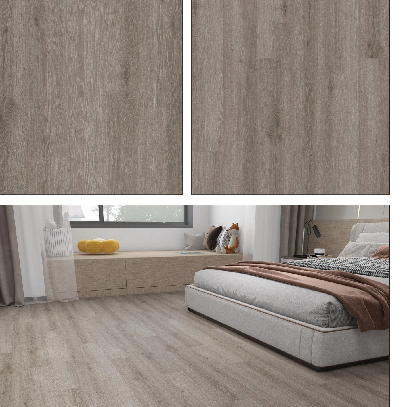 Waterproof 4mm 5mm 6mm Herringbone Rigid Vinyl Plank Floor Spc Flooring tiles 