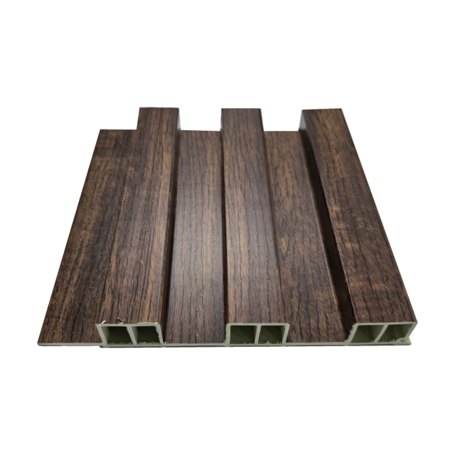 Thickness 25mm 195mm Width easy installation modern design wpc wood slat wall panel china manufacturers