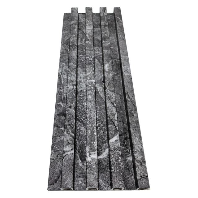 Home Decoration WPC Fluted Composite Cladding PVC Wall Panel De Pared De Lambrin WPC 160*22mm /160*24mm 