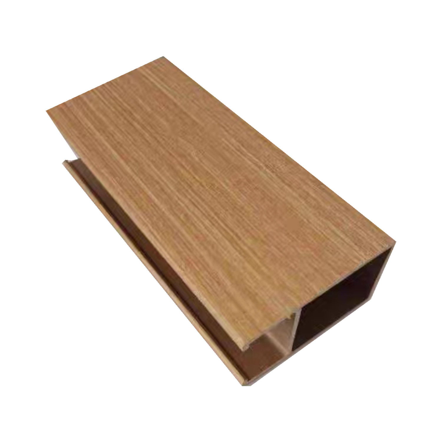 50*90mm drop ceiling WPC Square Tube Column Wooden Partition Wall Ceiling Timber Tube