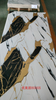 The Popular and Cheap Factory PVC Marble Sheet UV Marble Coated for Decoration Wall Panel