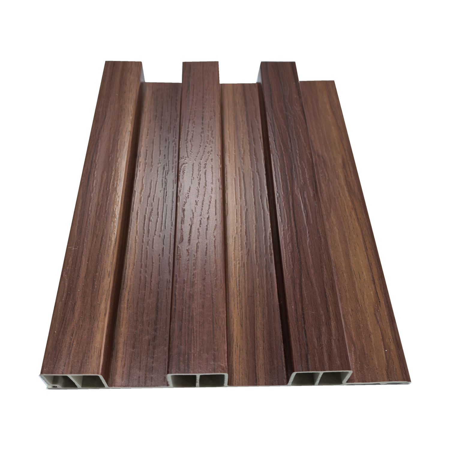 Thickness 25mm 195mm Width easy installation modern design wpc wood slat wall panel china manufacturers