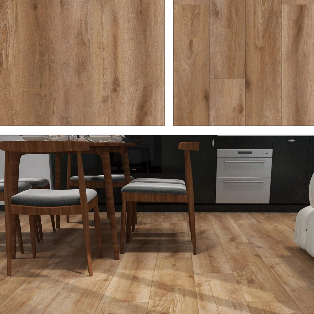 Plastic Composite Flooring Spc Floor 4mm Spc Click Floor lvt click flooring