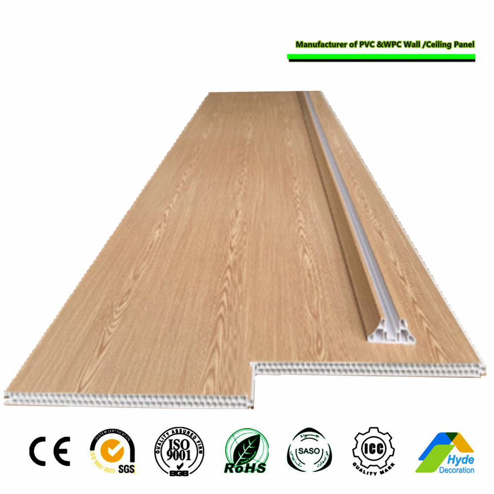 400mm Width Double Sideds Plastic Wallboard PVC Partition Wall Panel 