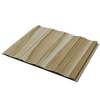 Two Groove 250mm/300mm plastic pvc ceiling strips wood color lamianted surface design