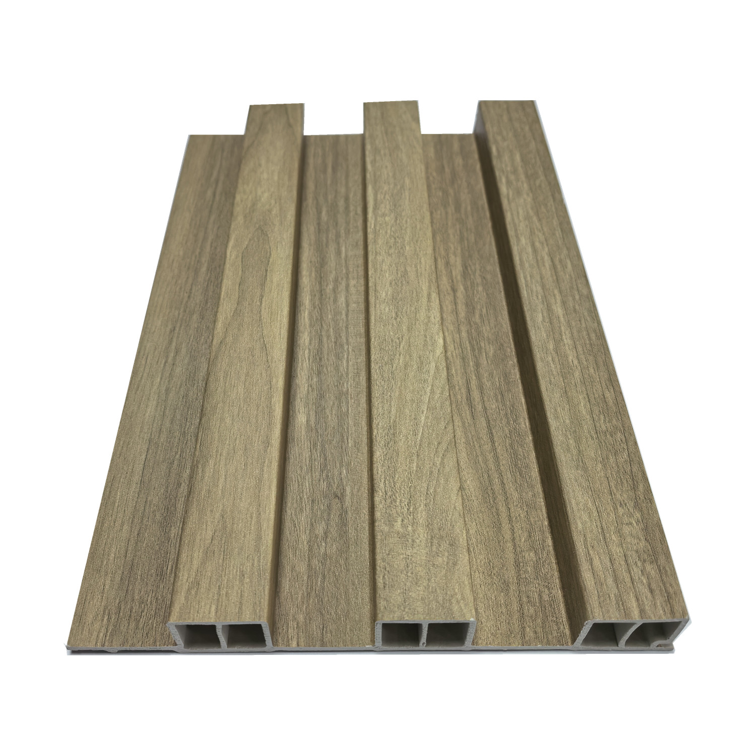 Thickness 25mm 195mm Width easy installation modern design wpc wood slat wall panel china manufacturers