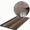 Top-Rated Rigid Vinyl Material Fire-Rated & Impact-Resistant Residential Exterior Cladding Wood PVC Siding