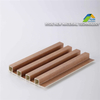 Cost Effective 3D Interior Exterior Cladding Panel Dark Smoky Oak Plastic Fluted WPC Grille Board