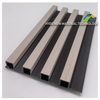 3D Wood Plastic WPC Laminated Indoor Facade Wall Ceiling Cladding Fluted Panel for Interior Decoration