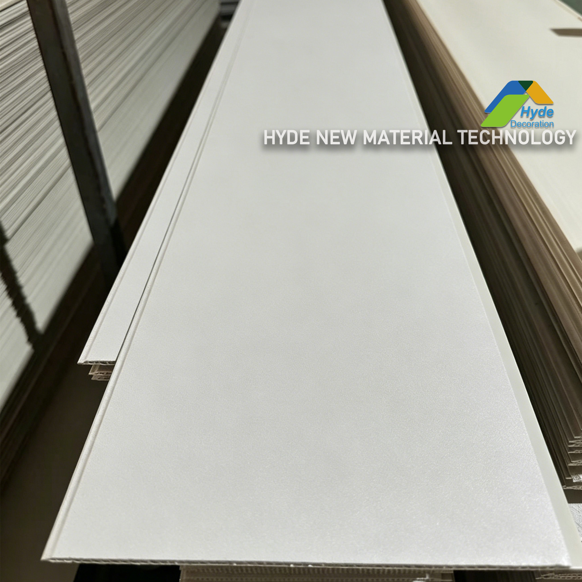 2026new Design White Texture Lamination False Panel Cielo Raso PVC Tablilla V Groove Plafon PVC Ceiling 5mm thickness