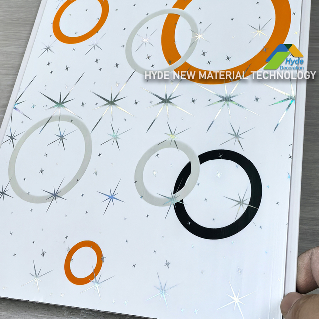 China Supplier 200mm/250mm Board Plafon De PVC Hot Stamping Marble Pattern False Ceiling Panel Techo
