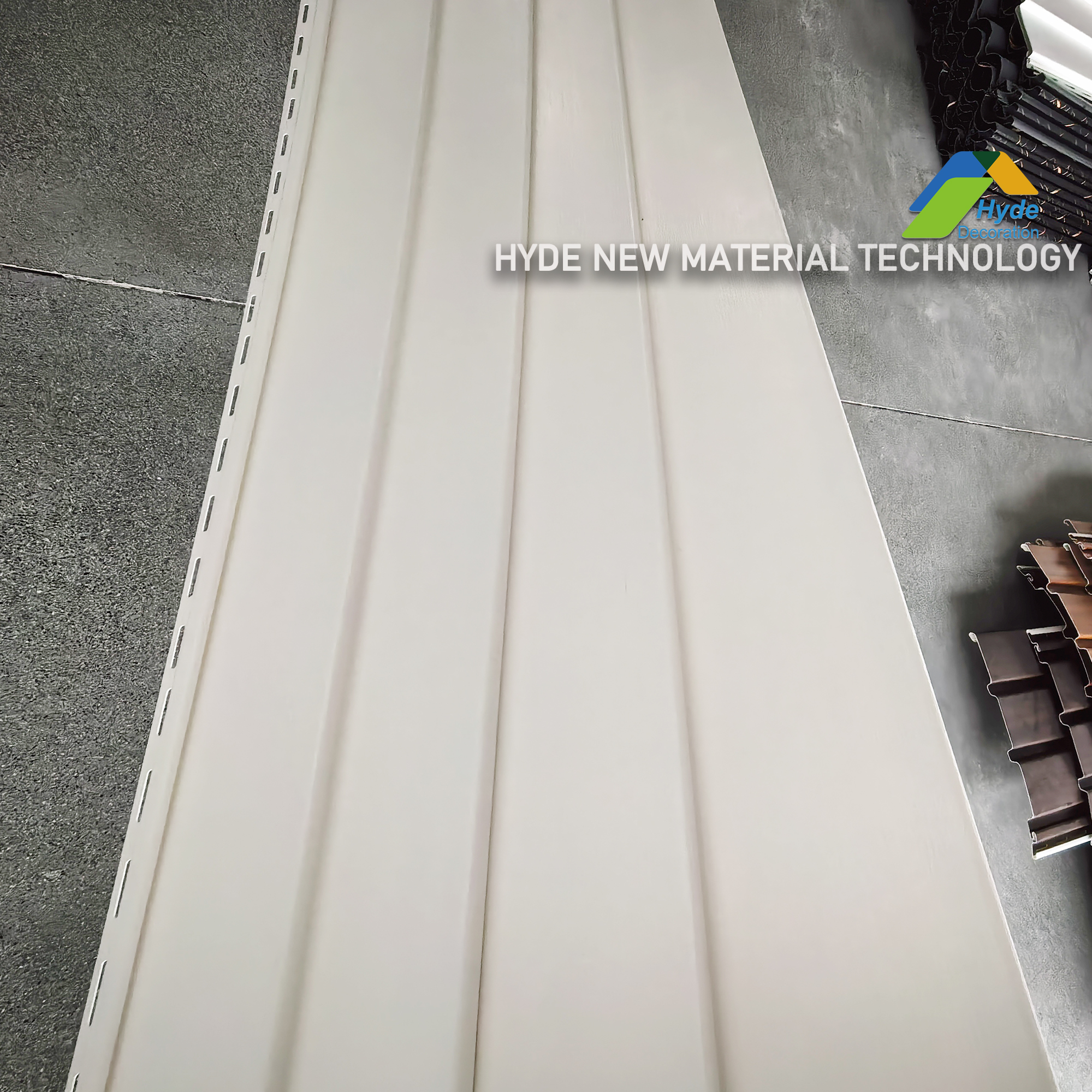 Hot Selling White Color Wood Grain PVC Vinyl and Soffit Wall Panel Manufacturer
