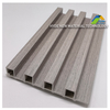 3D Wood Plastic WPC Laminated Indoor Facade Wall Ceiling Cladding Fluted Panel for Interior Decoration