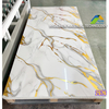 1220x2440x3mm Waterproof High Glossy Golden Wall Decoration Panel PVC UV Marble Sheet For Bathroom Shower