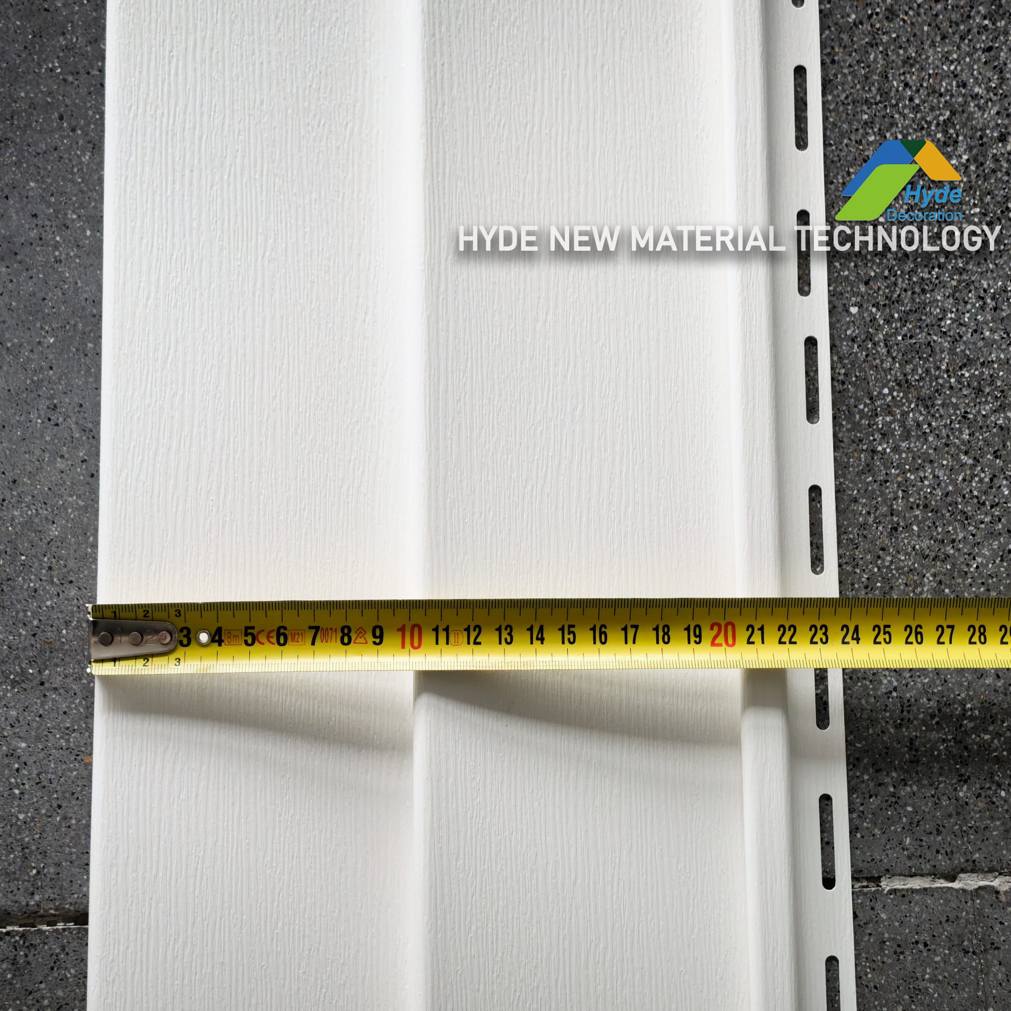 Hot Selling White Color Wood Grain PVC Vinyl and Soffit Wall Panel Manufacturer
