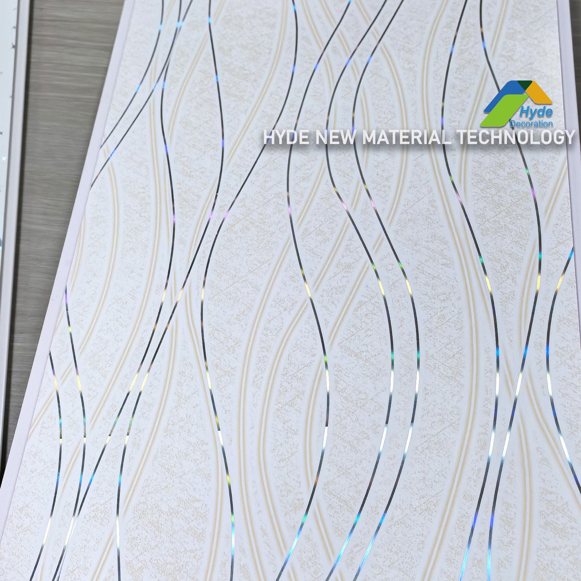 China Supplier 200mm/250mm Board Plafon De PVC Hot Stamping Marble Pattern False Ceiling Panel Techo