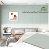 Classic Modern Waterproof Veneer Bamboo Charcoal Wood Panel Colorful WPC Film Wall Cladding Board 