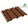 China Supply Solid Model Golden Vinyl Oak Exterior Ceiling Cladding Weatherproof PVC Soffit Panel 