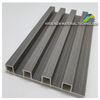 3D Wood Plastic WPC Laminated Indoor Facade Wall Ceiling Cladding Fluted Panel for Interior Decoration