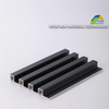 Cost Effective 3D Interior Exterior Cladding Panel Dark Smoky Oak Plastic Fluted WPC Grille Board