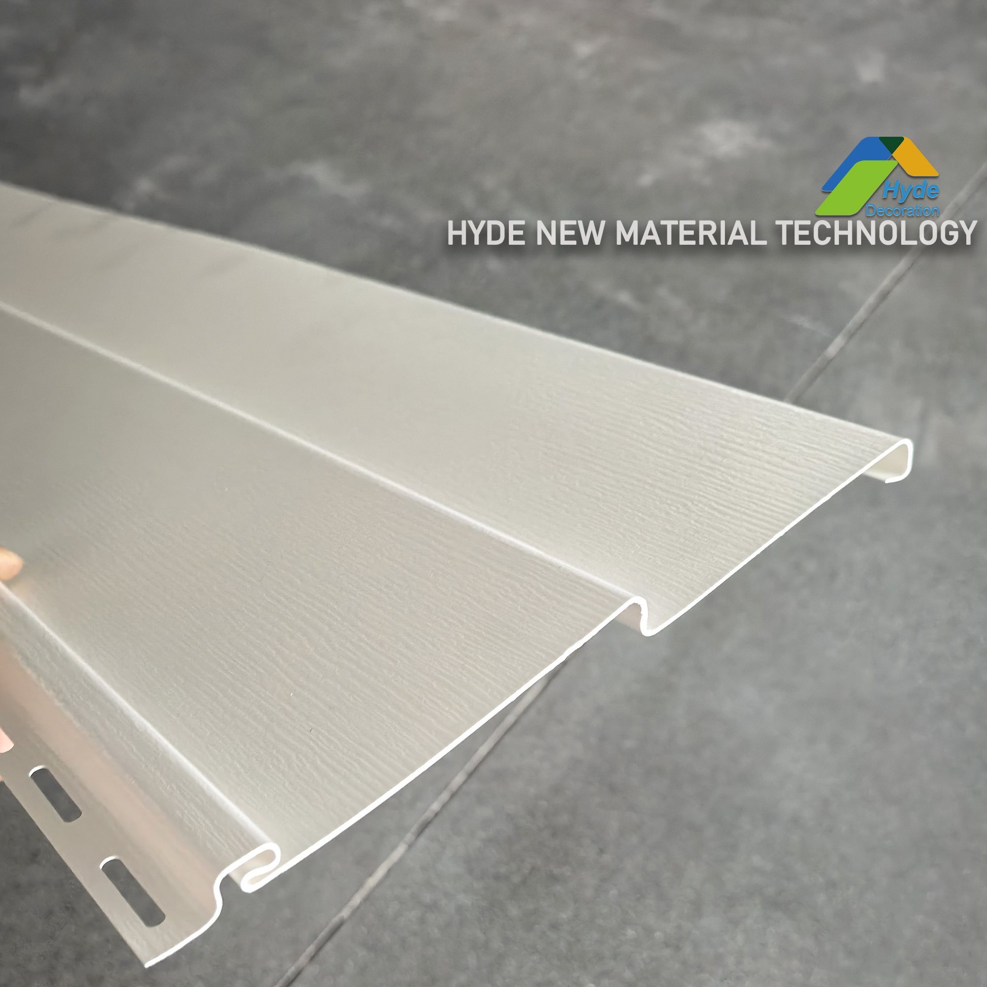 Hot Selling White Color Wood Grain PVC Vinyl and Soffit Wall Panel Manufacturer
