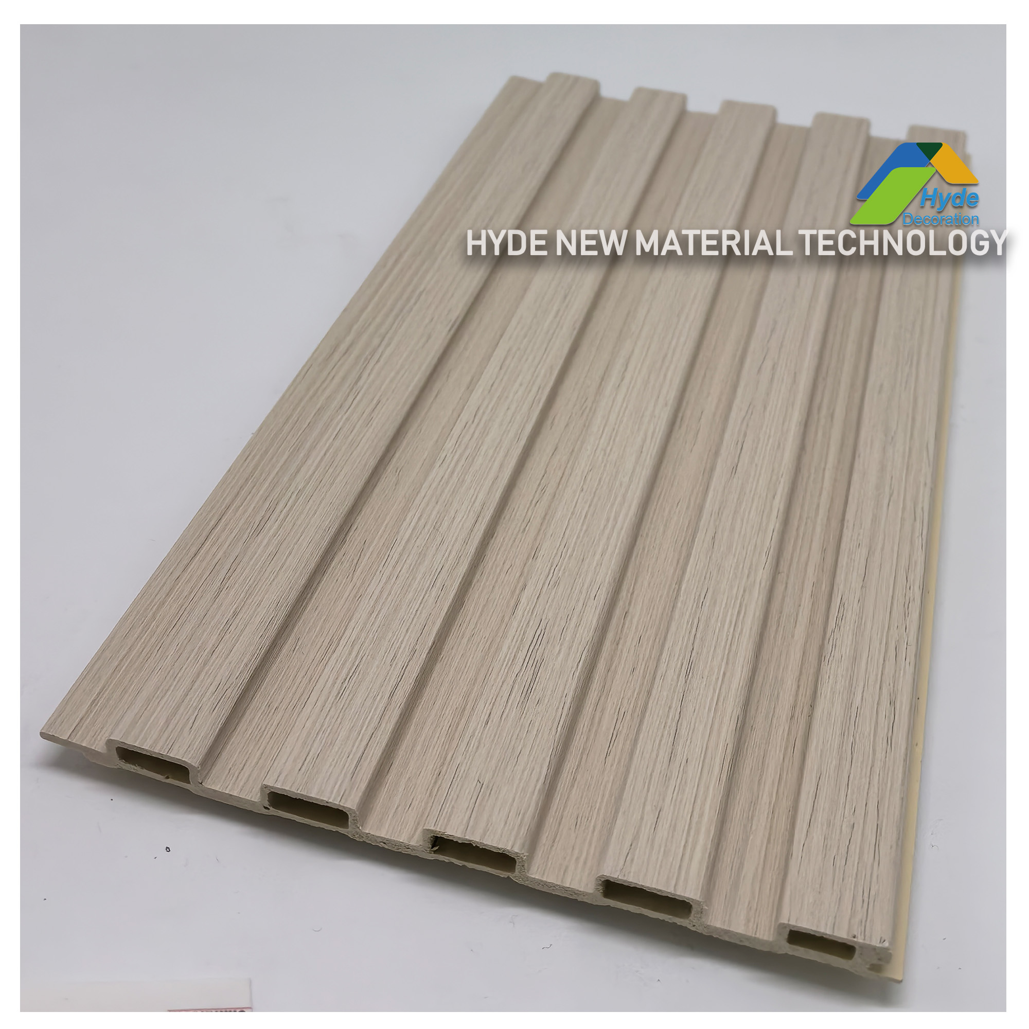 Hollow Modern Style Wall Cladding Panel Sheet Wood Color Waterproof Great WPC Board for Hotel Office Use Best Price