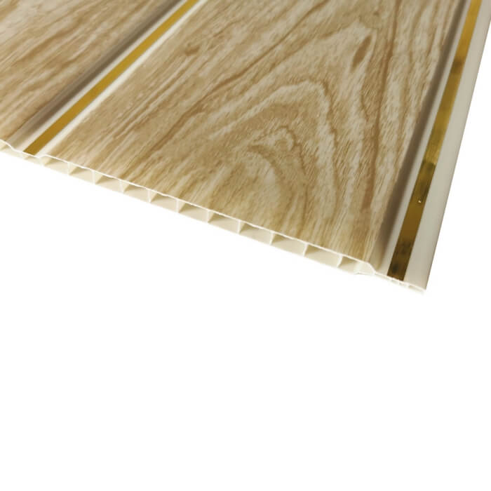 7mm PVC Para Cielo Raso Middle Groove Strip Printing PVC Wood Ceiling Tile Panel