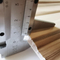 Width 250mm Laminated Pvc Stretch Ceiling Tiles Decorative 3D Wood Color Design