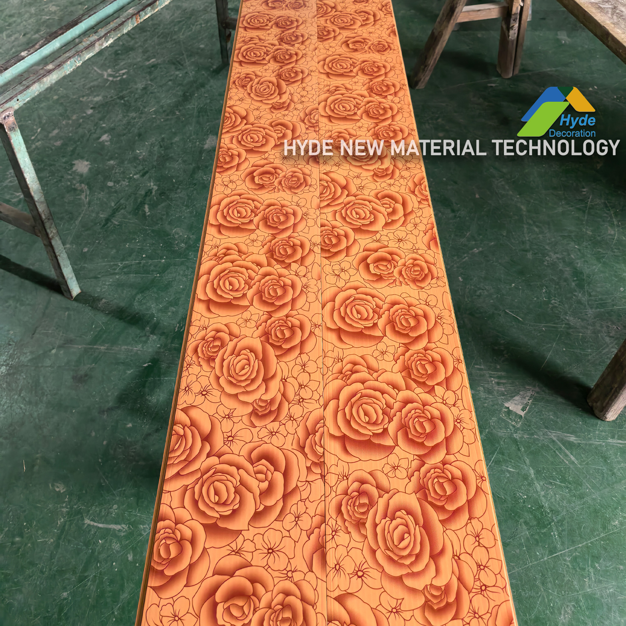 Luxury Kenya/Ghana Printing Plasitic PVC Wall Cladding Board Panel Spandrel Ceiling Forwest Africa Home/Shop Decoration