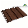 China Supply Solid Model Golden Vinyl Oak Exterior Ceiling Cladding Weatherproof PVC Soffit Panel 