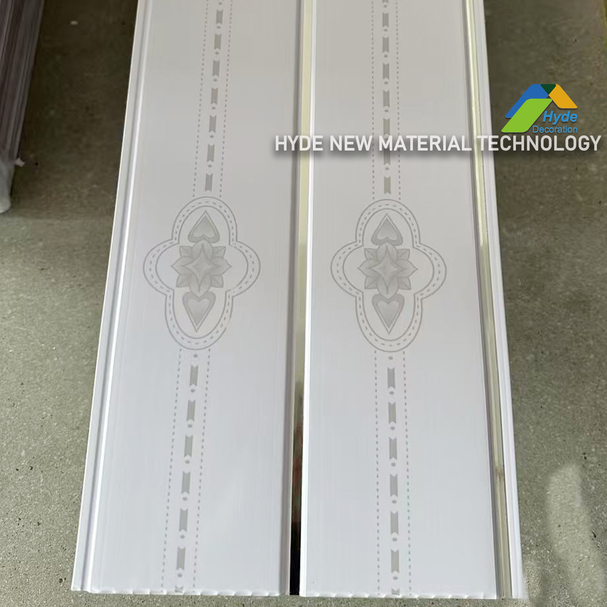 Hot Stamping Suspended Wall Cladding PVC Flase Ceiling Panel with Anti-Mold Treatment 