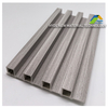 3D Wood Plastic WPC Laminated Indoor Facade Wall Ceiling Cladding Fluted Panel for Interior Decoration