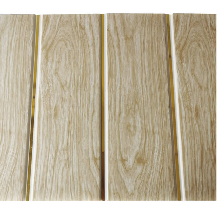 7mm PVC Para Cielo Raso Middle Groove Strip Printing PVC Wood Ceiling Tile Panel