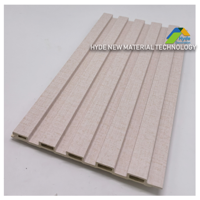 Hollow Modern Style Wall Cladding Panel Sheet Wood Color Waterproof Great WPC Board for Hotel Office Use Best Price