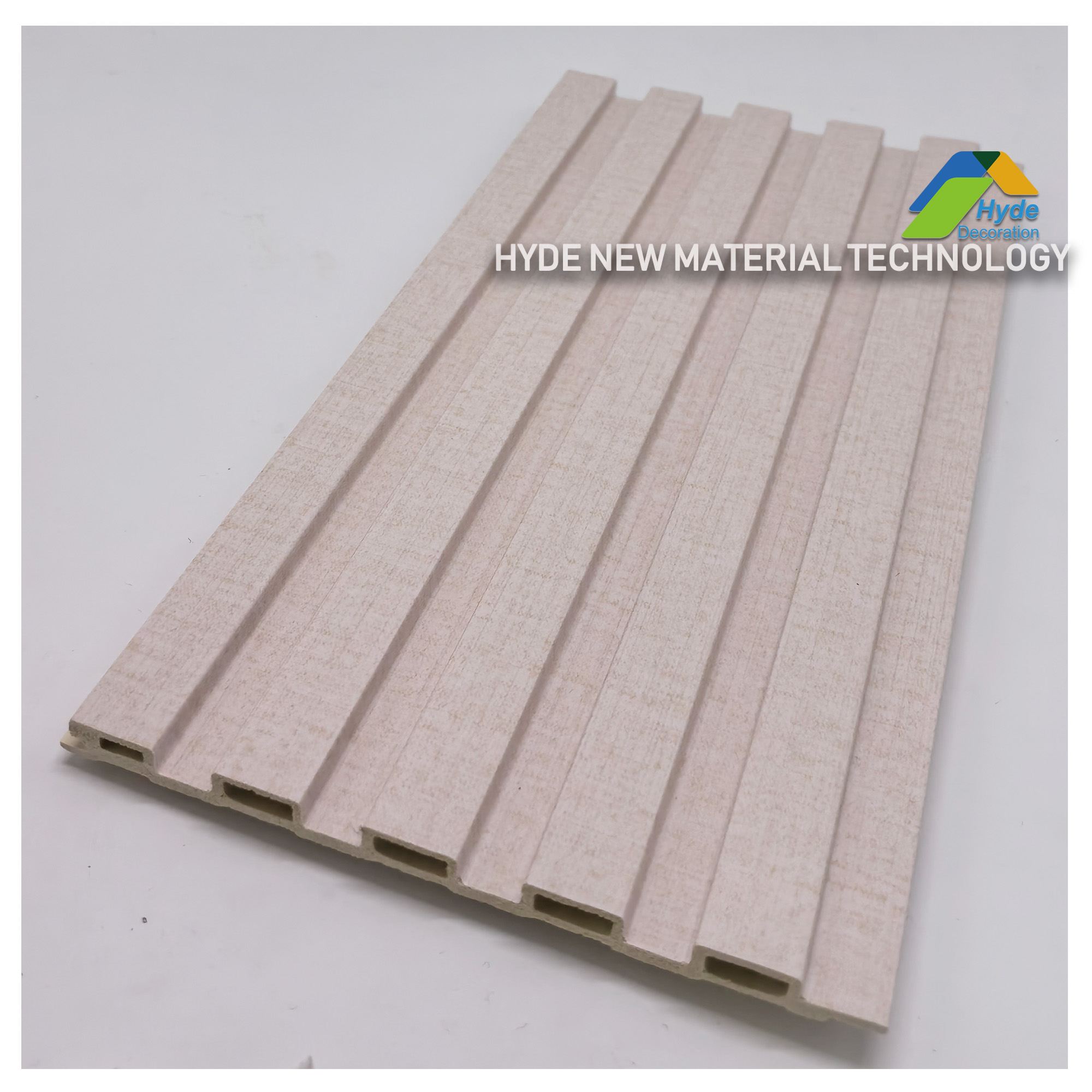 Hollow Modern Style Wall Cladding Panel Sheet Wood Color Waterproof Great WPC Board for Hotel Office Use Best Price
