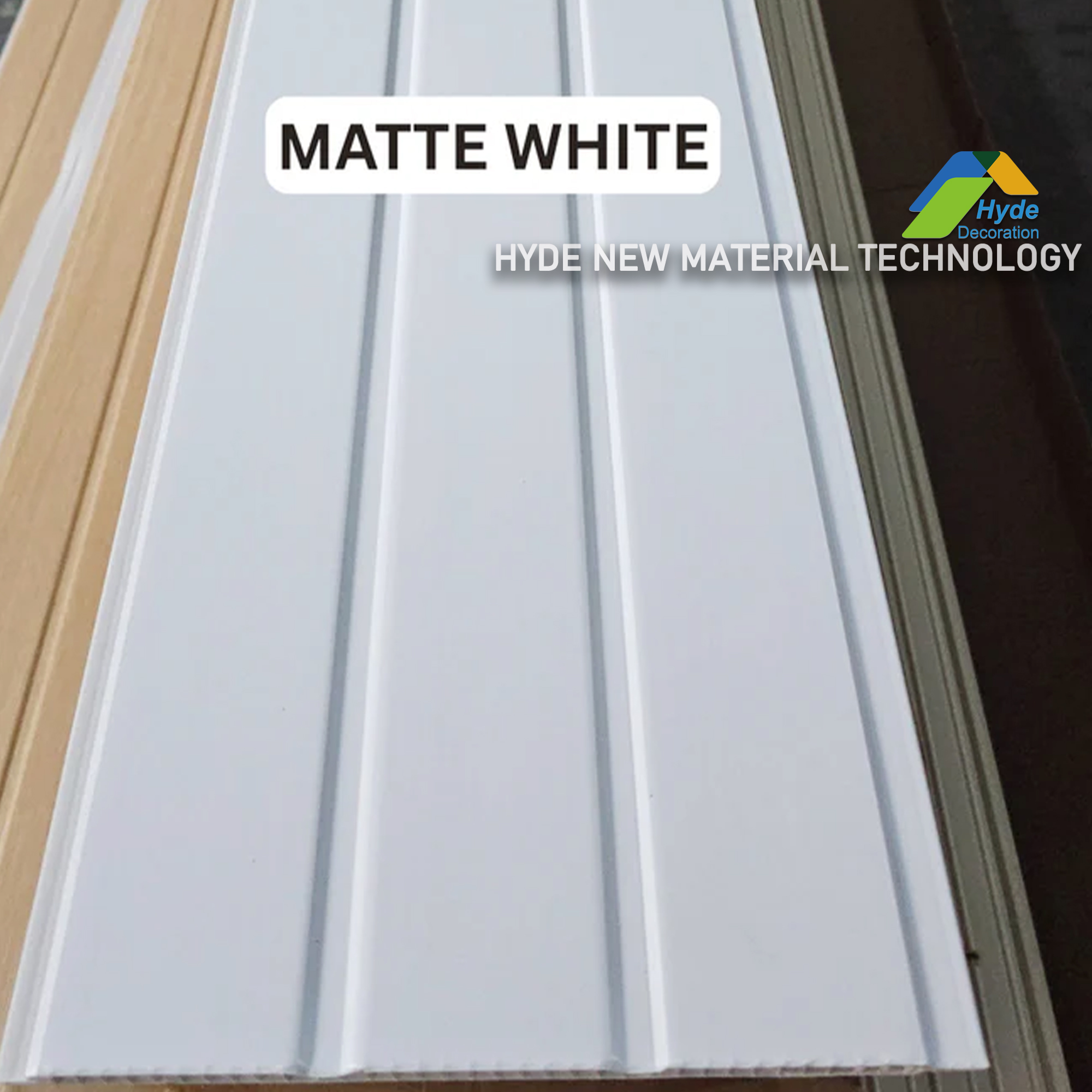 300mm Double Groove Laminated Wall Panel Wood Grain Placa De Teto PVC Ceiling for Latin America Home Decoration