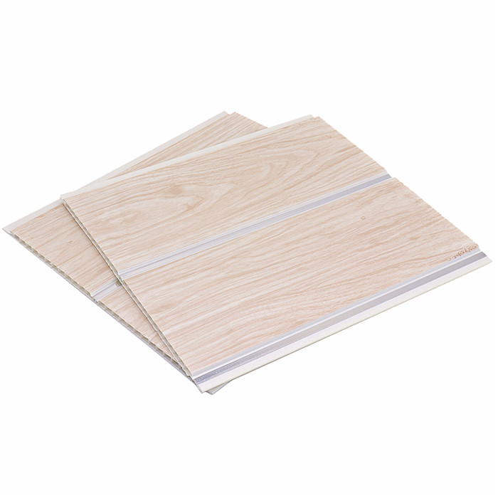 H203 Printing color grey wood 200mm x8mm Middle groove panel